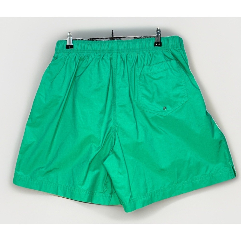 Vintage 90's Polo Sport Ralph Lauren Mens Green Swim Trunks Shorts Lined M - Picture 4 of 10
